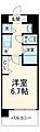 クレベール6階6.4万円