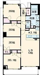 ザ・パークハウス上石神井レジデンス 1階4LDKの間取り