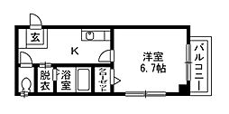 Ｙ’Ｓ　ＳＱＵＡＲＥ 1階1Kの間取り