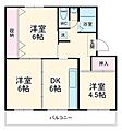 西小中台住宅2号棟5階4.8万円