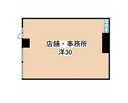 グランドウィンズII 1階ワンルームの間取り