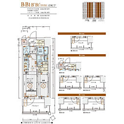 エステムコート名古屋セントリア 14階1DKの間取り