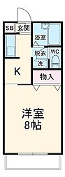 間取図画像 1K