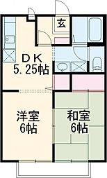間取図画像 2DK