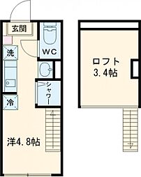 EminenceI 1階ワンルームの間取り