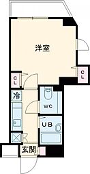 京急空港線 糀谷駅 徒歩6分の賃貸マンション 3階1Kの間取り