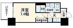 Ｓ−ＲＥＳＩＤＥＮＣＥ堀田 9階1Kの間取り