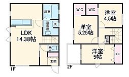 リーブルファイン塩浜　1号棟 1階3LDKの間取り