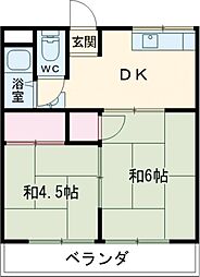 間取図画像 2DK