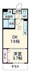 間取図画像 1DK