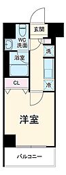 RELUXIA横濱元町 2階1Kの間取り