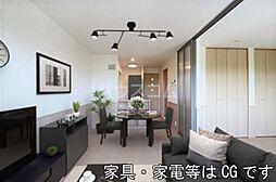 リジェール 2階1LDKのリビング/ダイニング