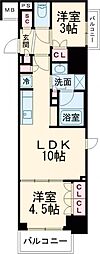 JR総武線 東中野駅 徒歩3分の賃貸マンション 12階3LDKの間取り