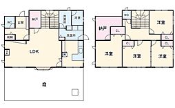 梅坪町戸建住宅 1階4LDKの間取り