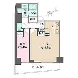 Ｎ-ｆｌａｔｓ三ノ輪 702 7階1LDKの間取り
