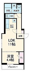 間取図画像 1LDK