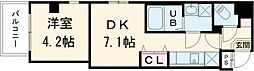 グランヒルズ錦糸町 10階1DKの間取り