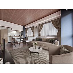 A&S KATO KI B棟 2階1LDKのリビング/ダイニング