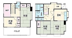 上志津戸建 1階4SDKの間取り