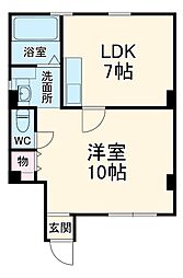 HO 3階1LDKの間取り