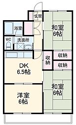 間取図画像 3DK