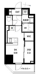 日暮里舎人ライナー 扇大橋駅 徒歩2分の賃貸マンション 4階1DKの間取り