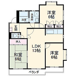 間取図画像 3LDK