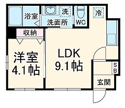 間取図画像 1LDK
