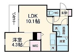 間取図画像 1LDK