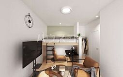 KEIAI RESIDENCE 東大宮 201 2階1Kのリビング/ダイニング