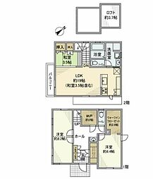 和泉戸建 1階2LDKの間取り