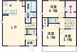 ソルコリーナ　Ｃ 1階3LDKの間取り