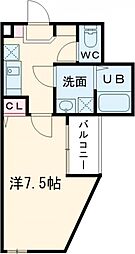 T’s Cuore西武柳沢 1階1Kの間取り