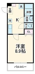間取図画像 1K