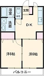 間取図画像 2DK