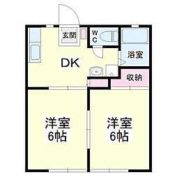 間取図画像 2DK
