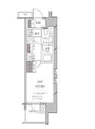 Ａ−ｓｔａｎｄａｒｄ芝浦 11階1Kの間取り