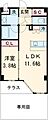 スタジオデン桜新町1階15.4万円