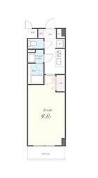 MARKS　SAKURA 1階1Kの間取り