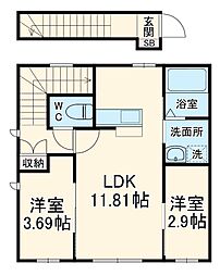 間取図画像 1LDK