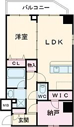 Alivis東瑞江 3階1SLDKの間取り