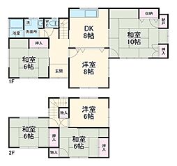 扶桑町稲葉62借家 1階5LDKの間取り
