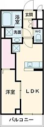 ルフォンリヴェント杉並永福 2階1LDKの間取り