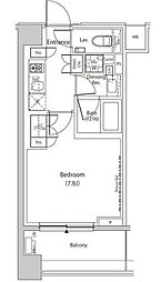目黒区下目黒1丁目マンション 1Kの間取図画像