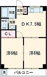 ストークマンション畑野 4階1LDKの間取り