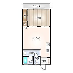 間取図画像 1LDK