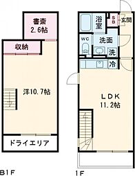 ＡＬＥＲＯ新中野ＩＩ 1階1SLDKの間取り