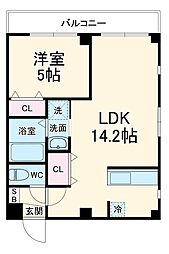 ＶＩＣＴＯＲＩＡ（ヴィクトリア） 1階1LDKの間取り