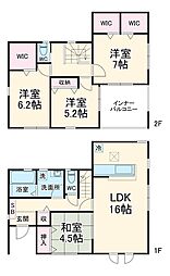 Kolet船橋三山07 1階4LDKの間取り