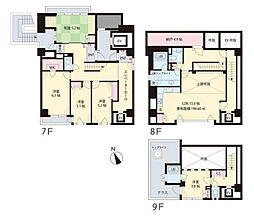 アーク阿佐ヶ谷 7階5SLDKの間取り
